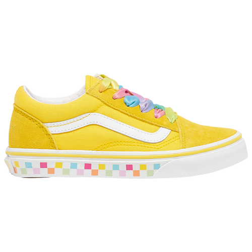 Vans Old Skool - Boys' Preschool Skate/BMX Shoes - Cyber Yellow / True White - VN-0A4BUU32X