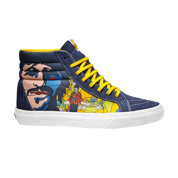 The Beatles x Vans Sk8-Hi Reissue 'Yellow Submarine' | Blue | Men's Size 12 - VN-0QG2C6D