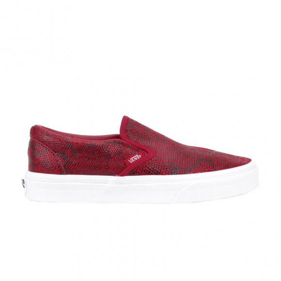 Vans Slip-On 'Pebble Snake' | Red | Men's Size 8 - VN-0ZMRFJG