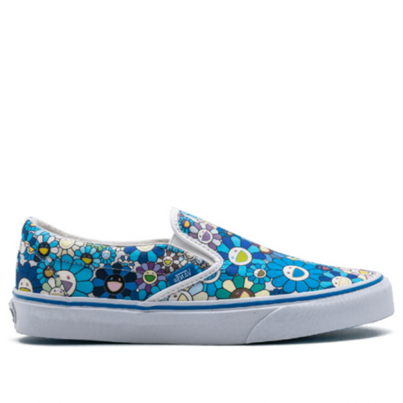 Vans Classic Slip On LX Blue Flower Sneakers/Shoes VN-0ZSIGQ9 - VN-0ZSIGQ9