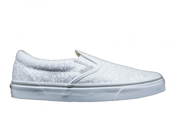Vans Takashi Murakami Classic Slip-On LX 'Silver Flower' Silver Line Canvas Shoes/Sneakers VN-0ZSIGQE - VN-0ZSIGQE