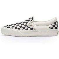 Vans Classic Slip-On, Checkerboard Black/Marshmallow - VN0007NC1KP1