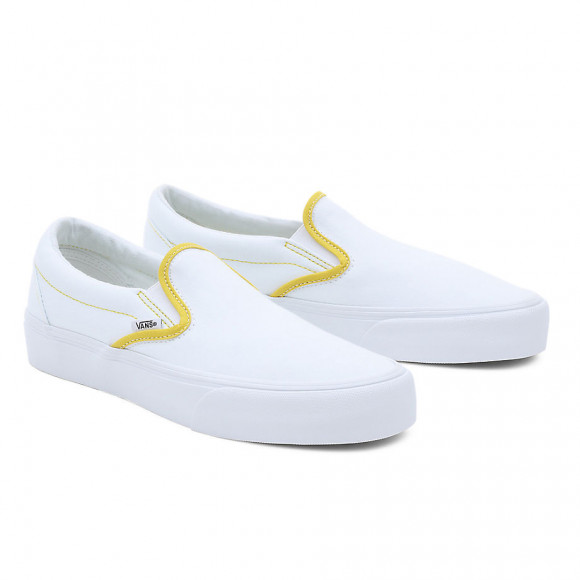 VANS Chaussures Slip-on Vr3 (yellow/true Whi) Men,women Blanc - VN0007NCU4L