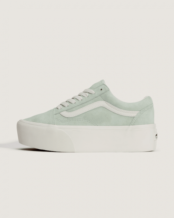 Vans - Old Skool Platform Shoes, Man, Green - VN0009PZGRT