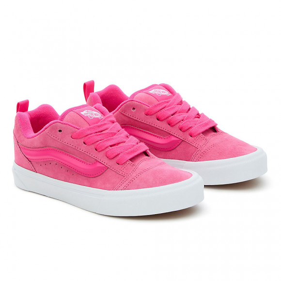 VANS Knu Skool Shoes (pink Glo) Men,women Pink - VN0009QCYU2