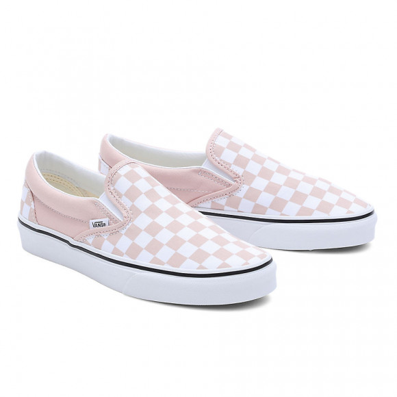 VANS Checkerboard Color Theory Classic Slip-on Shoes (rose Smoke) Men ...