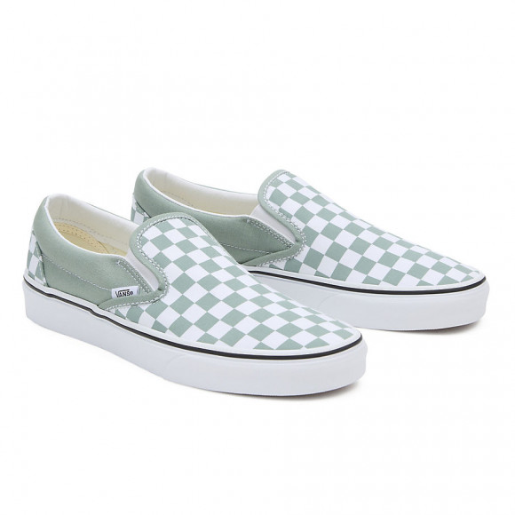 VANS Classic Slip-on Checkerboard Shoes (color Theory Checkerboard ...