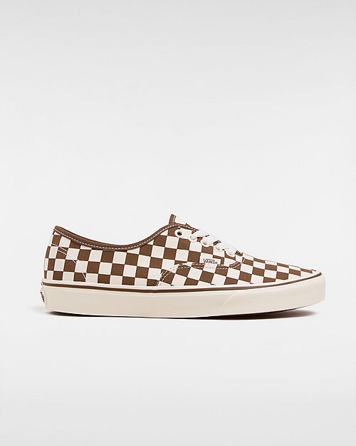 VANS Authentic Checkerboard Shoes (checkerboard Brown) Unisex White - VN000BW5BRO