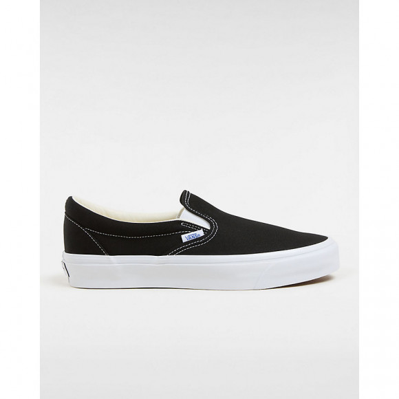 VANS Premium Slip-on 98 Schuhe (lx Black/white) Unisex Schwarz - VN000CSEBA2