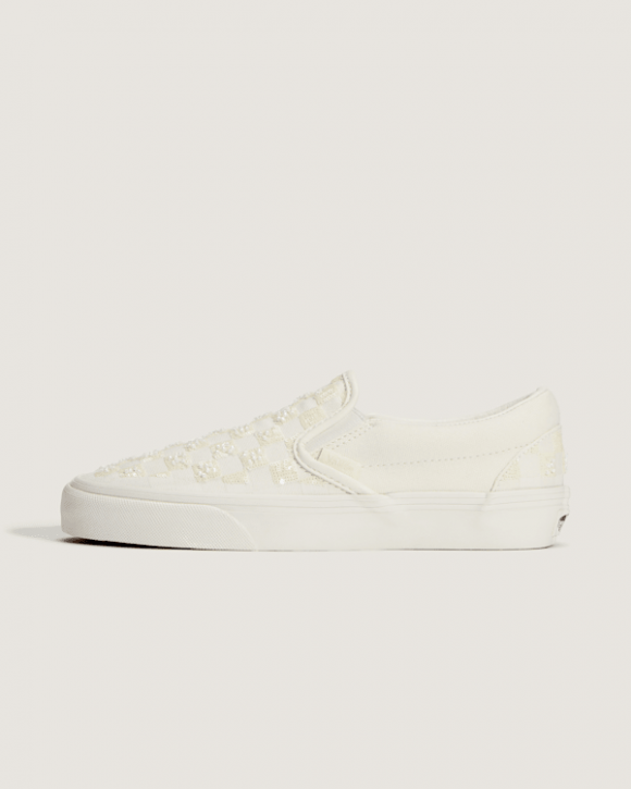 Vans - Classic Slip-On Shoes, Man, White - VN000D6YC13