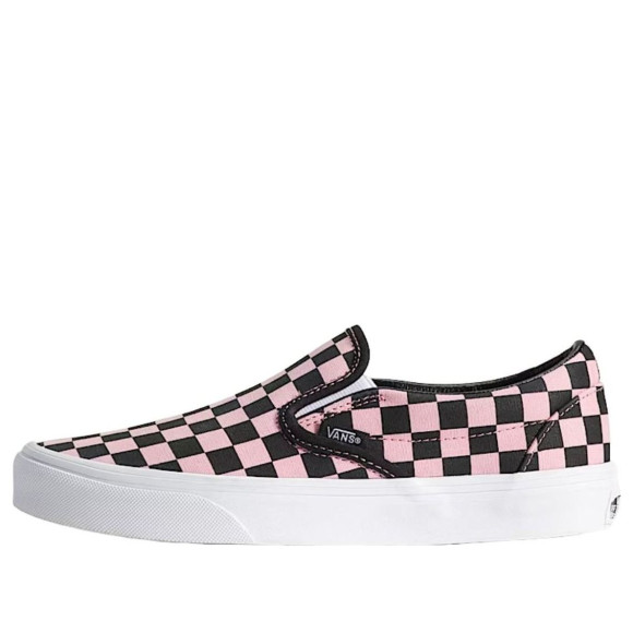 Vans Classic Slip-On Checkerboard 'Pink Black' VN000D6YPIB - VN000D6YPIB