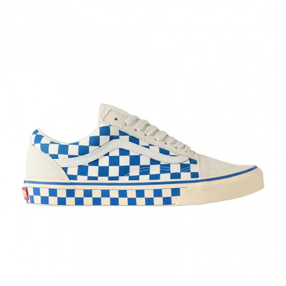 Vans Old Skool 'Checkerboard Navy Marshmallow' | Blue | Men's Size 9.5 - VN000D7ZFRP