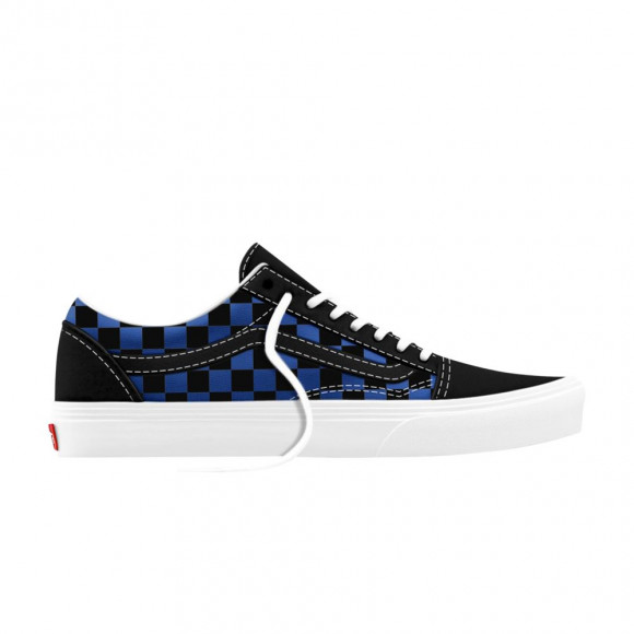 Vans Old Skool 'Checkerboard Blue Black' | Men's Size 6.5 - VN000D7ZY40
