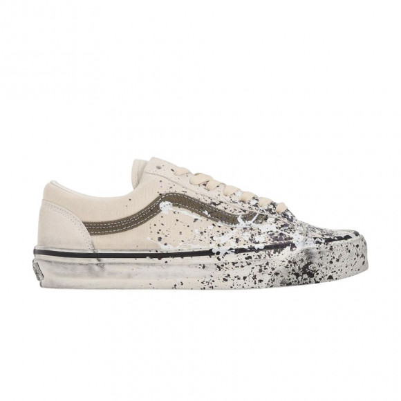 Vans Premium Old Skool 36 'Paint Splatter Turtledove' | White | Men's Size 9.5 - VN000D9RDJR