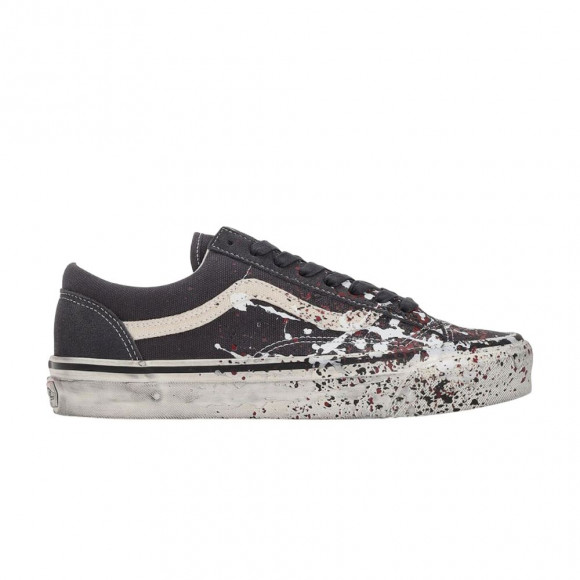 Vans Old Skool 36 Paint Splatter 'Paint Splatter Charcoal Grey' | Men's Size 7 - VN000D9RH91