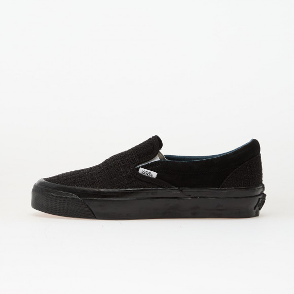 VANS Style 53 Embossed Suede Shoes (black) Men,women Black