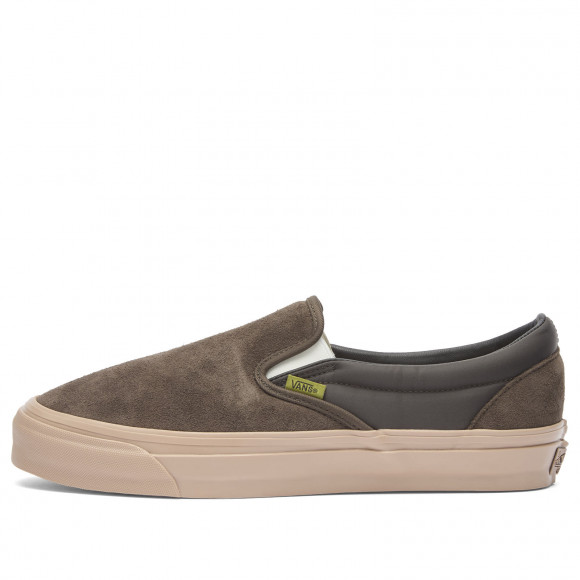 Vans LX Classic Slip-On 98 sneaker in Suede Coal Brown - VN000D9WEMP