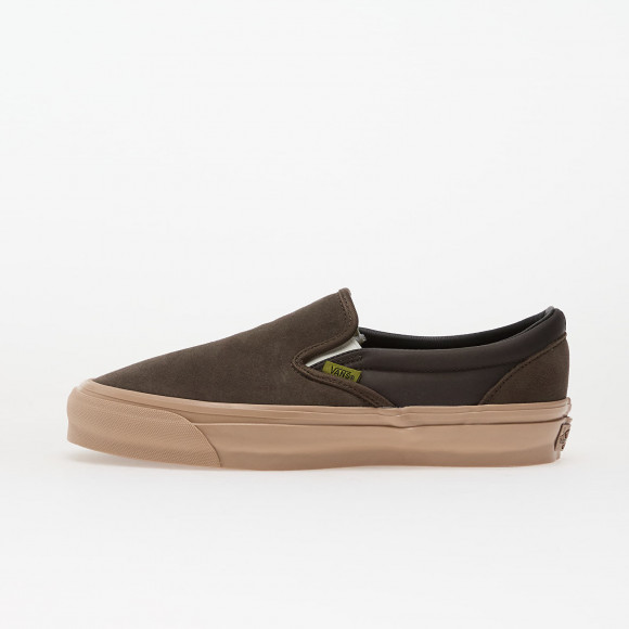 Sneakers Vans LX Classic Slip-On 98 Suede Clean Brown - VN000D9WEMP1