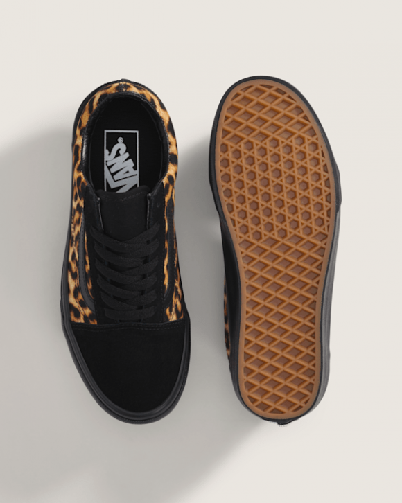 Vans Old Skool 'Leopard' | Black | Men's Size 5.5 - VN000E8WYS5