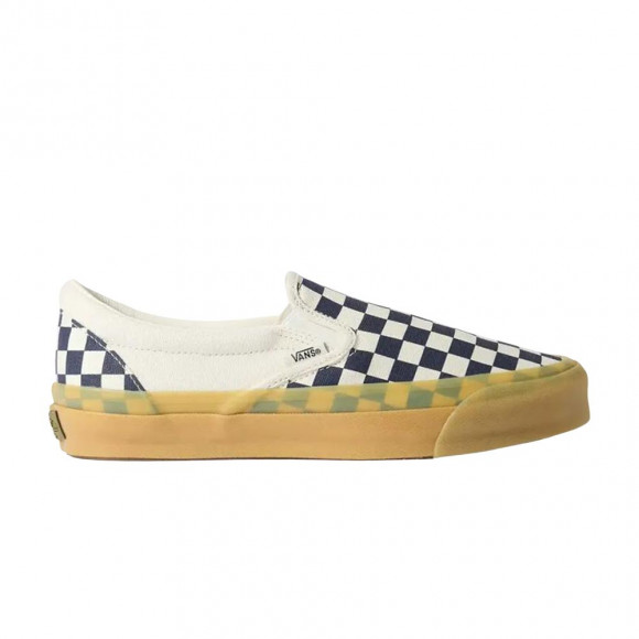 Vans Lx Classic Slip On 98 'Checkerboard Parisian Night Marshmallow' | Tan | Men's Size 6.5 - VN000E96GR1
