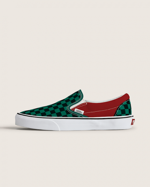Vans - Classic Slip-On Shoes, Man, Green - VN000EACGNR