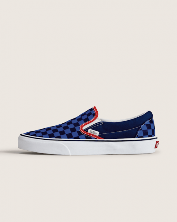 Vans - Classic Slip-On Shoes, Man, Blue - VN000EACZU3