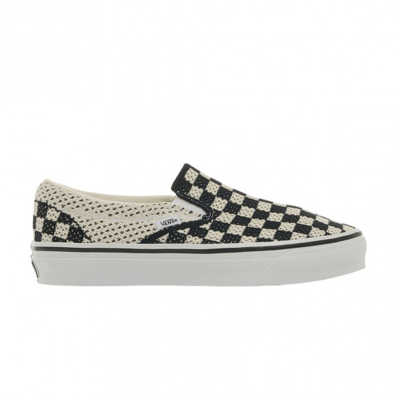 Vans U LX Classic Slip-On 98 EK 'Checkerboard Black Marshmallow' | White | Men's Size 9 - VN000EG11KP1