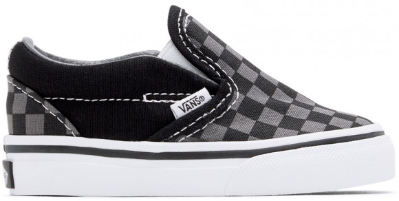 Vans 黑色 & 灰色 Checkerboard V 婴儿运动鞋 - VN000LYHBPJ1