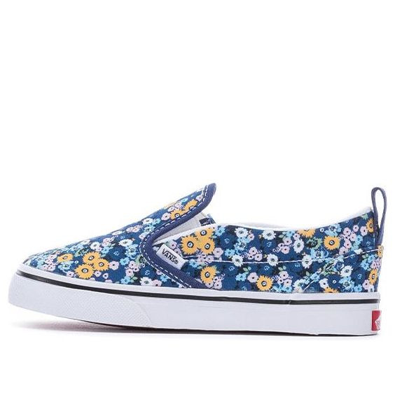 Vans Slip-On Low Tops Casual Skateboarding Shoes 'Blue Yellow' VN000UBSAS2 - VN000UBSAS2