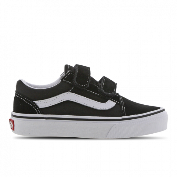 Vans Kids Black Old Skool V Little Kids Sneakers - VN000VHE6BT1