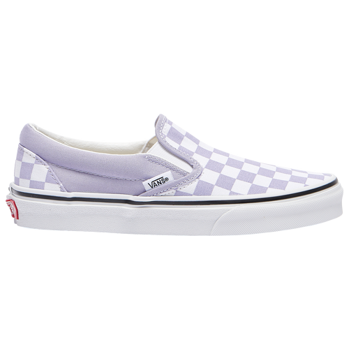 Vans Slip On - Boys' Grade School Running Shoes - Lavender / White - VN000XG8ARV
