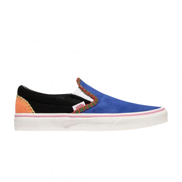 Vans Classic Slip-On 'Blanket Stitch' | Blue | Men's Size 7 - VN000XG8AZR