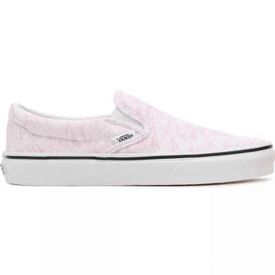 VANS Washes Classic Slip-on Shoes ((washes) Cradle Pink/true White) Women Pink, Size 3 - VN000XG8B0O