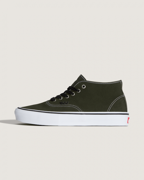 Vans - Ténis Skate Authentic Mid, Homem, Verde - VN000XW1FRN