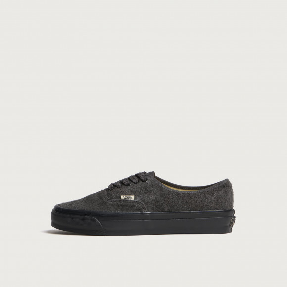 Vans Men's LX Authentic 44 Sneaker in Hairy Suede Faded Black - VN000Z6REMV