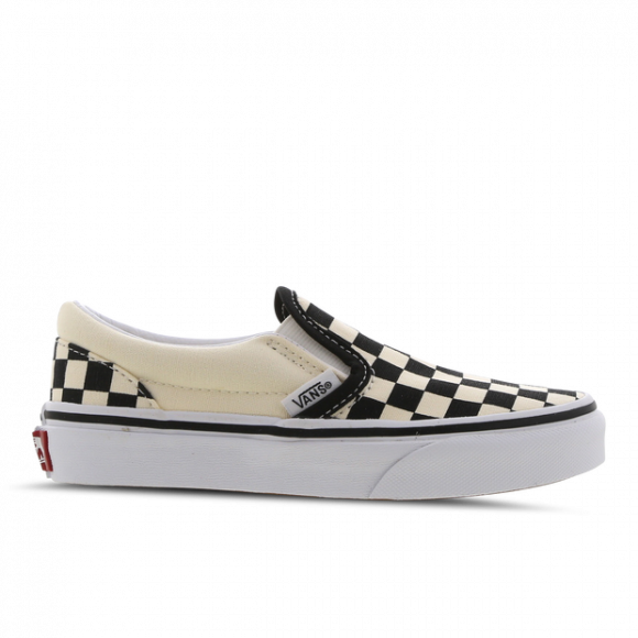 Vans Enfant | Baskets à enfiler noir et blanc à damier - VN000ZBUEO11