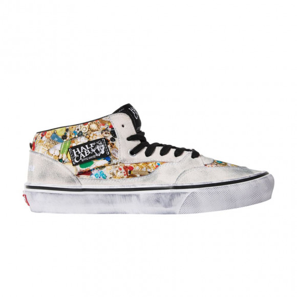 Supreme x Mike Kelley x Vans Half Cab 'White' | Men's Size 10.5 - VN00112HNTR
