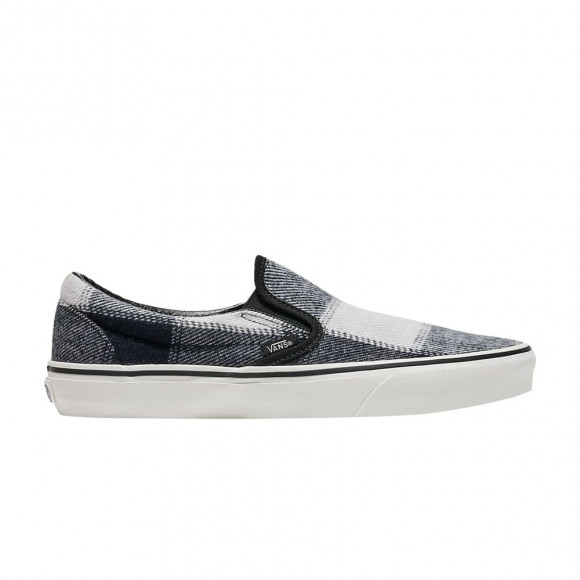 Vans Classic Slip-On 'Brushed Plaid - Black White' | Men's Size 8 - VN0A2Z41MCG