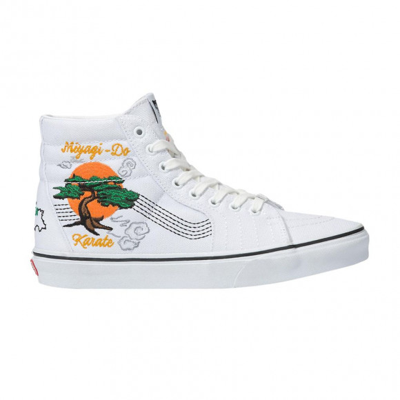 Vans Cobra Kai x Sk8-Hi 'Miyagi Do' | White | Men's Size 4 - VN0A32QGAHP