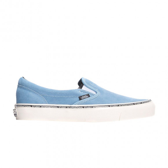 Stussy x Vans Classic Slip-On LX 'Niagra' | Blue | Men's Size 8 - VN0A32QNOYE