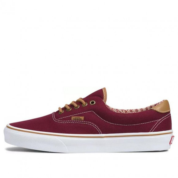 Vans Era 59 Breathable Non-Slip Wear-resistant Low Tops Casual Skateboarding Shoes Deep Red - VN0A34589MG