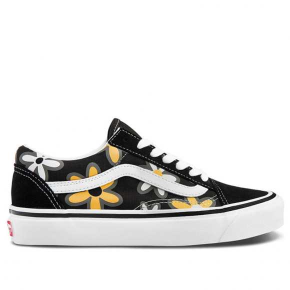 yellow black and white vans
