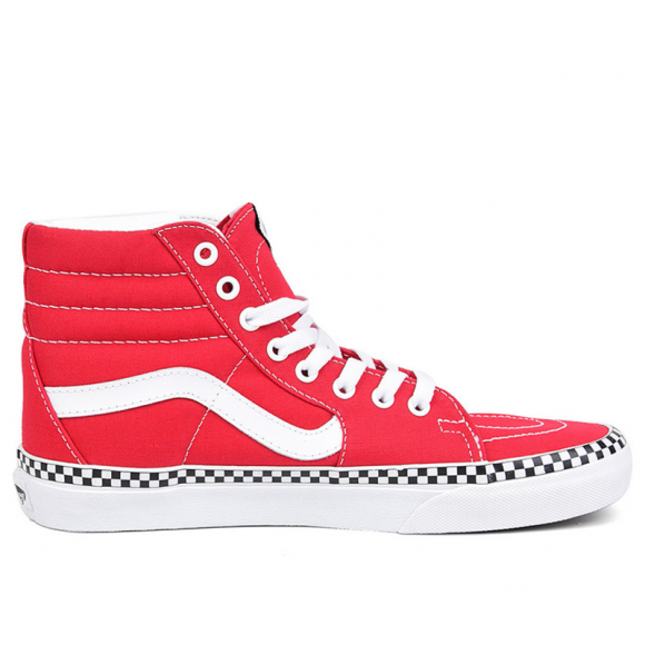 Sk8-Hi 'Check Foxing - Racing Red' Racing Red/White VN0A38GEVS5 - VN0A38GEVS5