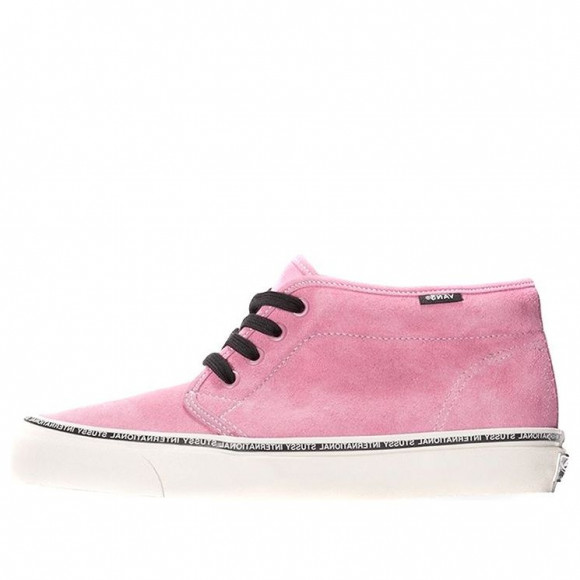 Vans Stussy x Vault OG Chukka LX Pink Skate Shoes VN0A3GRXOYF - VN0A3GRXOYF