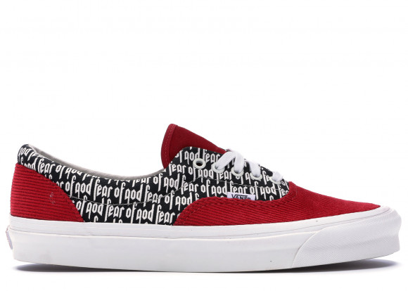 Red/Corduroy/Print Canvas Shoes 