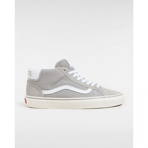 VANS Mid Skool 37 Shoes (drizzle/white) Unisex Grey - VN0A3TKFLUY