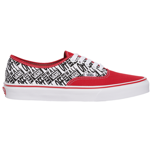 Vans Authentic - Men's Skate/BMX Shoes - Red / White / Black - VN0A3UT6SO5-610