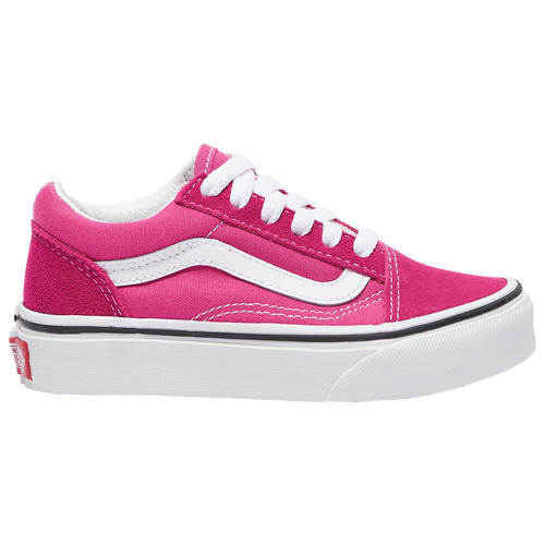 Vans Old Skool - Girls' Preschool Skate/BMX Shoes - Pink / White - VN0A4BUU32C