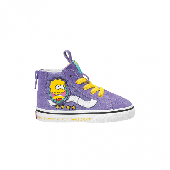 The Simpsons x Sk8-Hi Zip TD 'Lisa 4 Prez' - VN0A4BV117G