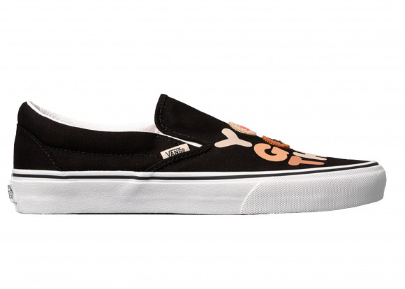 Vans Classic Slip-On 'Breast Cancer Awareness - You Got This' Black/True White Sneakers/Shoes VN0A4BV3T4U - VN0A4BV3T4U